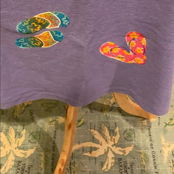 Flip Flop Beach Coverup - Picture 4 of 7